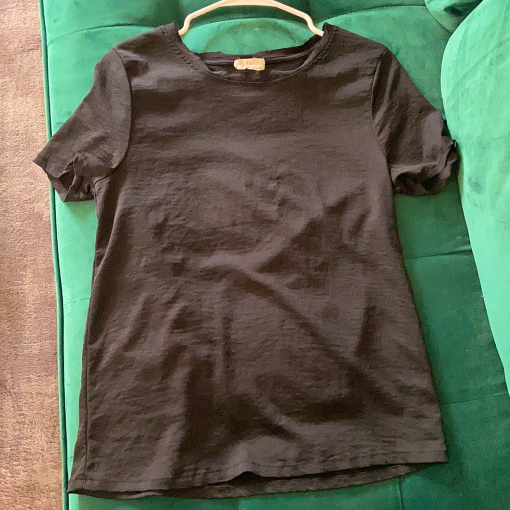 Anthropology Black T-shirt